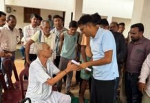 आमापाली में वित्त मंत्री श्री ओपी चौधरी ने लगाई जन चौपाल, सुनी ग्रामीणों की समस्याएं